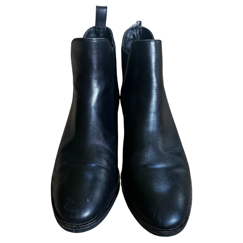 Cole Haan Black Leather Chelsea Ankle Boots Women's 8.5